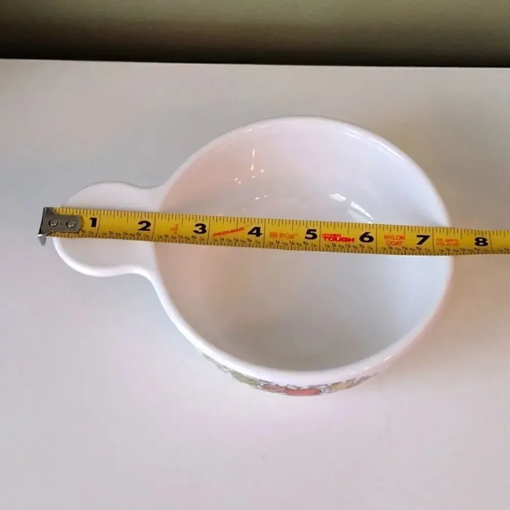 Corningware VTG Spice Of Life Print P- 150- B‎ Round Grab It Bowl
